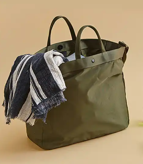 Large Capacity Hunter Green Tote Bag